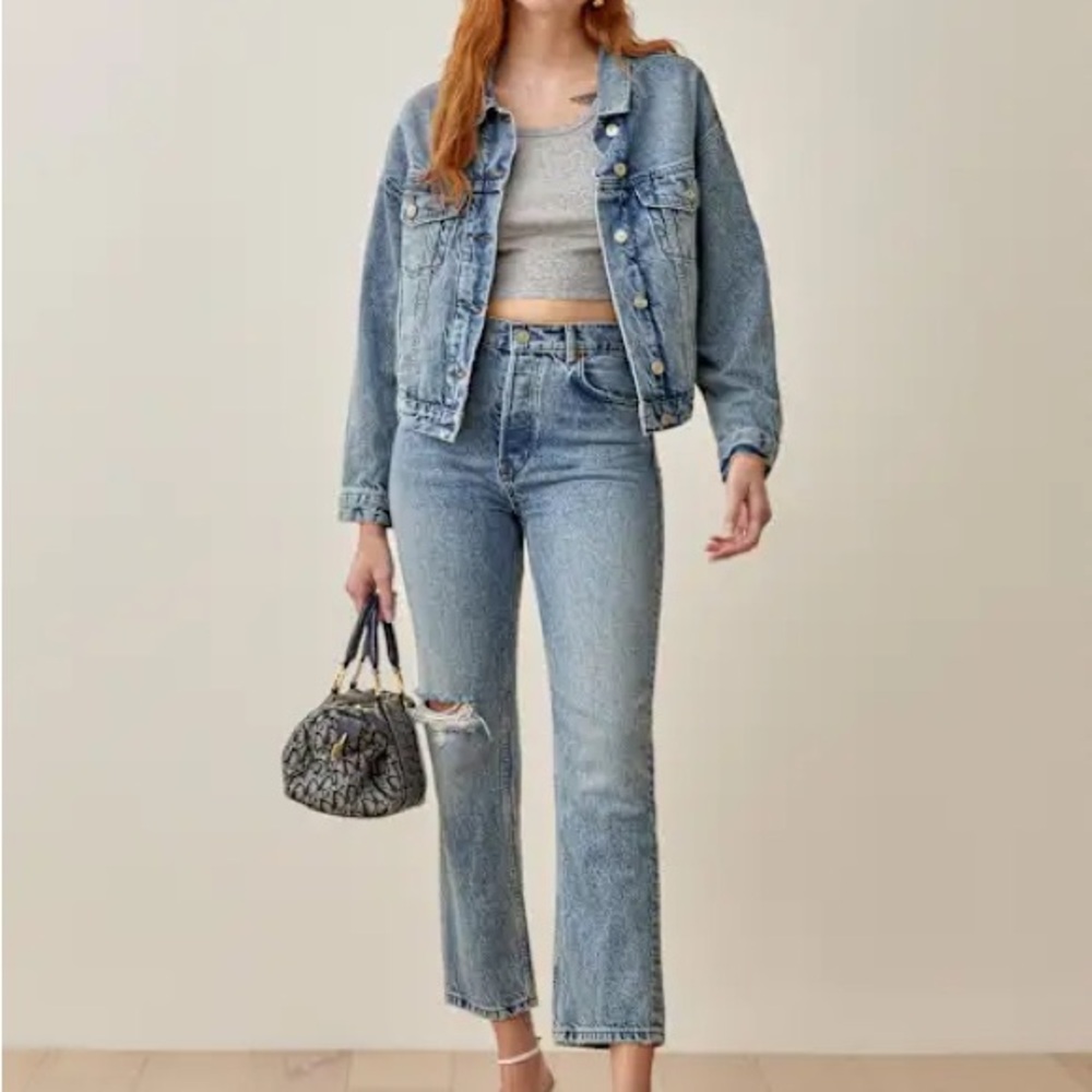 Reformation Madison Relaxed Jean Jacket